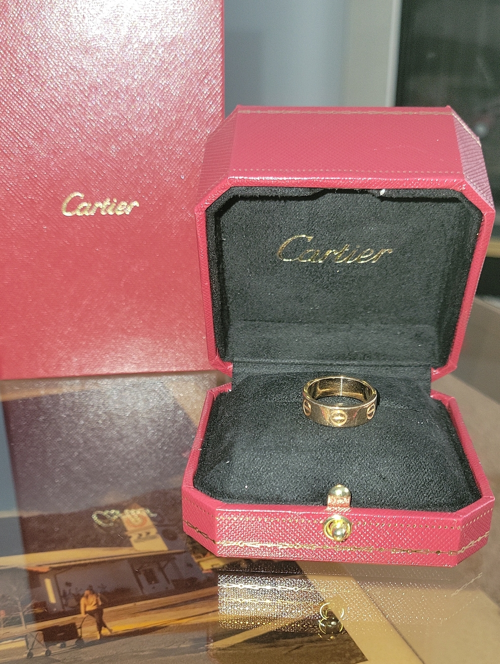 Cartier LOVE Ring 18 KT Pink Gold 49/4.75